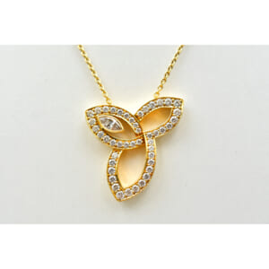 ハリー・ウィンストン リリークラスター ネックレス Au750YG 買取実績【買取日：2025年11月2日】