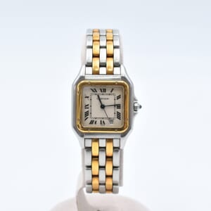 カルティエ パンテールMM 2ロウ アイボリー文字盤 SS×YG/QZ 83083242 買取実績【買取日：2025年9月30日】