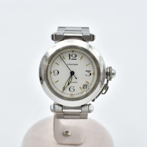 カルティエ パシャC 白文字盤 SS/AT W31015M7 買取実績【買取日：2025年10月25日】