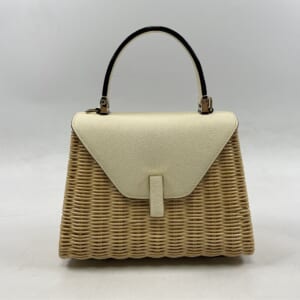 ヴァレクストラ ミニ イジィデ ウィッカー 2wayバッグ ベージュ×ホワイト レザー ストロー 買取実績【買取日：2026年1月6日】