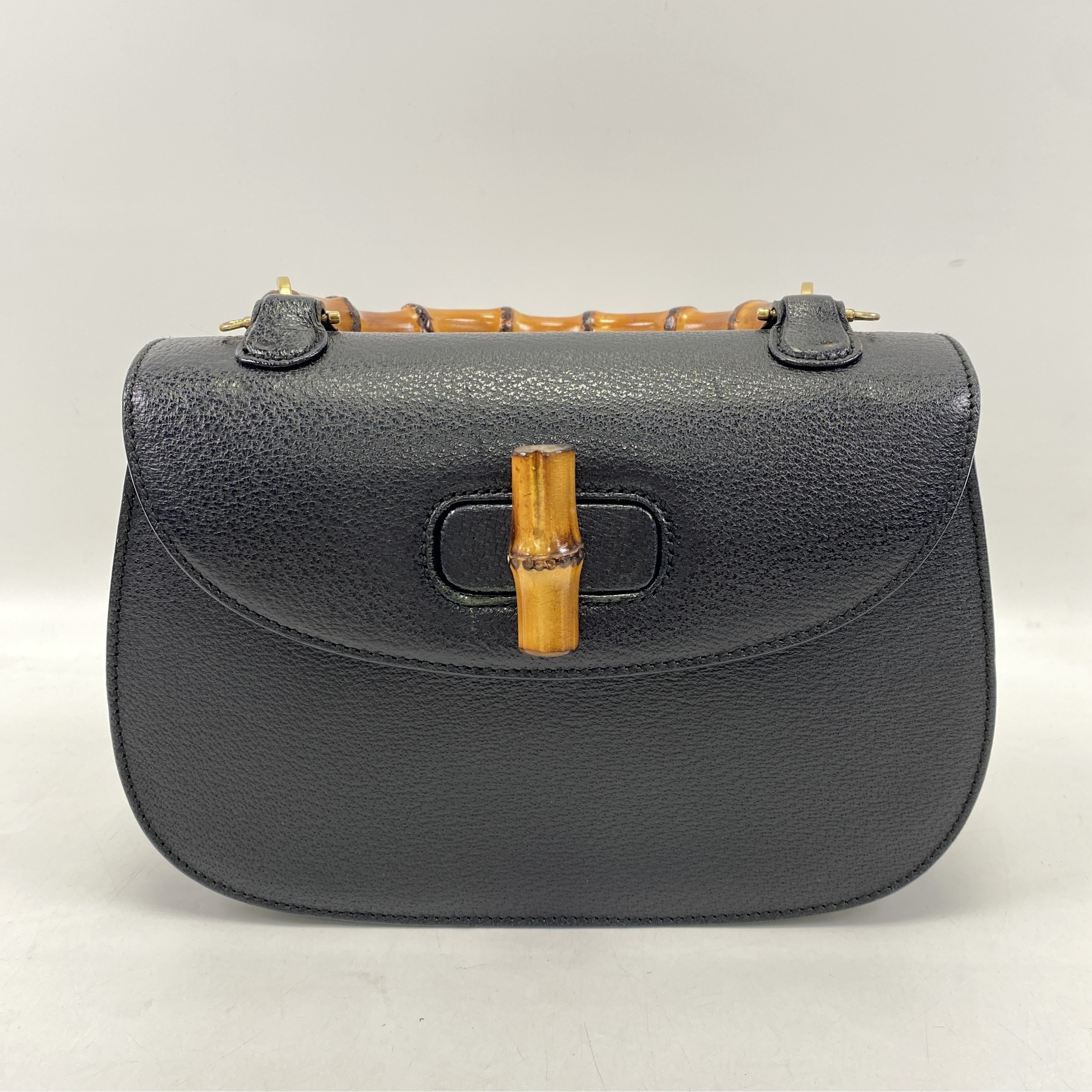 グッチ バンブー 2Wayハンドバッグ 黒 レザー 000‐2113-0633 買取実績