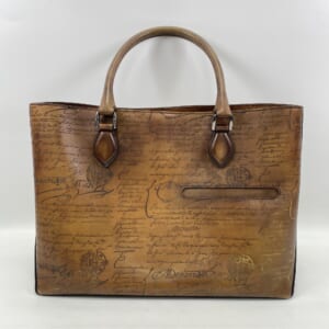 ベルルッティ カリグラフィー ハンドバッグ ブラウン レザー 買取実績【買取日：2026年1月4日】