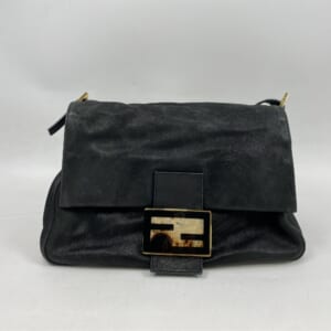 フェンディ ビッグマンマ ショルダーバック 黒 キャンバス レザー 8BR638 買取実績【買取日：2026年1月27日】