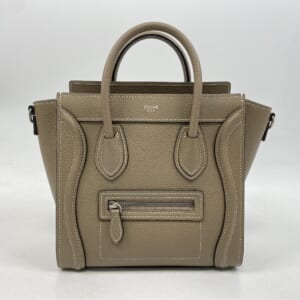 セリーヌ ラゲージ ナノ グレージュ レザー 買取実績【買取日：2026年1月23日】