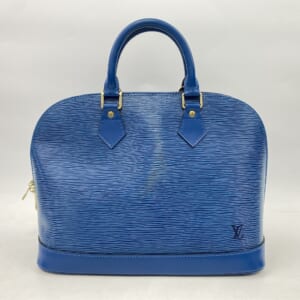 ルイ・ヴィトン エピ キーポル45 ボストンバッグ トレドブルー PVC