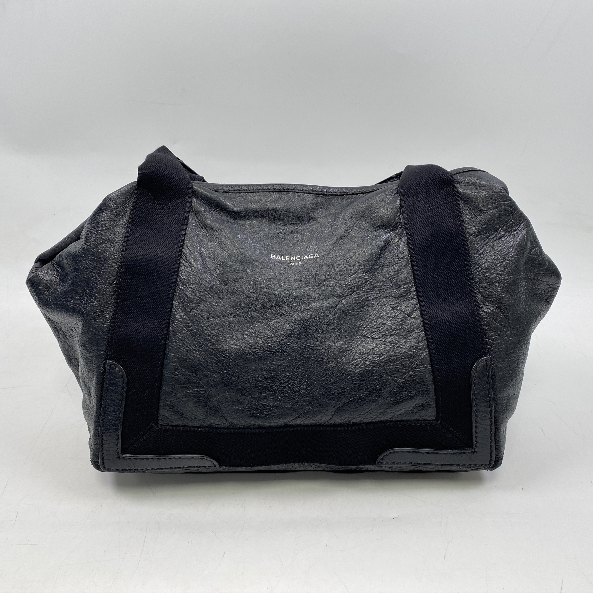 バレンシアガ エクスクルーシブライン カバス トートバッグ 黒 レザー Bランク