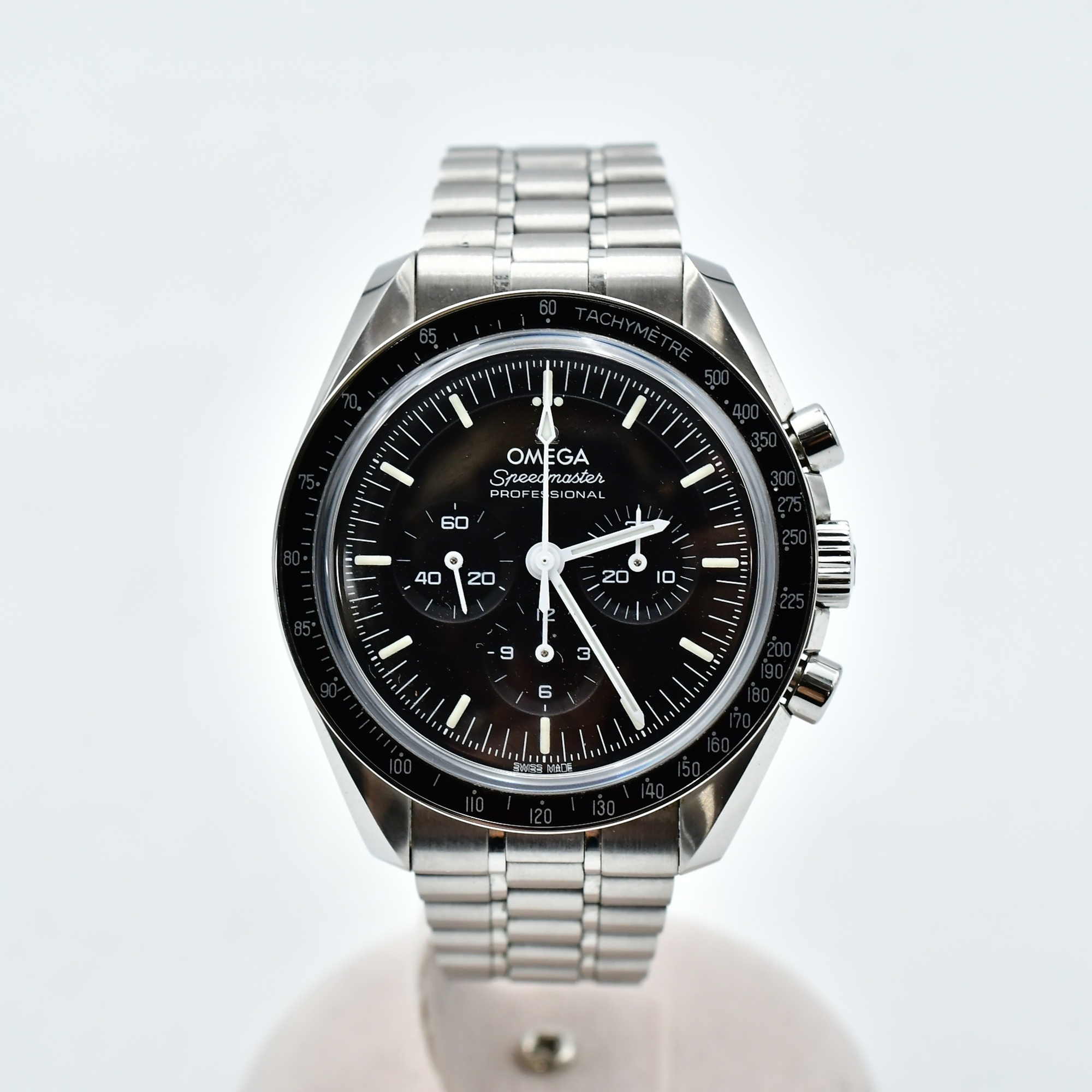 オメガ スピードマスター 黒文字盤 SS/手巻き Bランク