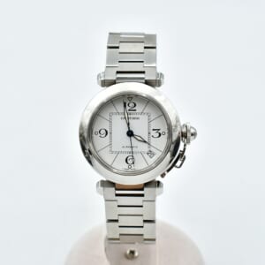 カルティエ ミスパシャ シルバー文字盤 K18PG/QZ WJ124028 買取実績