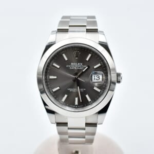 ロレックス デイトジャスト グレー文字盤 SS/AT 126300 買取実績【買取日：2026年1月26日】