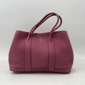エルメス ガーデンパーティPM パープル系 ネゴンダ SV金具 □O刻印 買取実績【買取日：2026年3月11日】