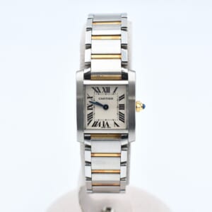 カルティエ タンクフランセーズSM シルバー文字盤 SS×YG/QZ W51007Q4 買取実績【買取日：2026年1月8日】