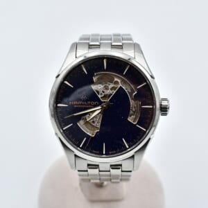 ハミルトン ジャズマスター オープンハート ブルー文字盤 SS/AT H32705140 買取実績【買取日：2026年1月7日】