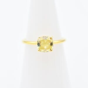 ティファニー ソリティア リング K18YG 1.13Ct ＃9