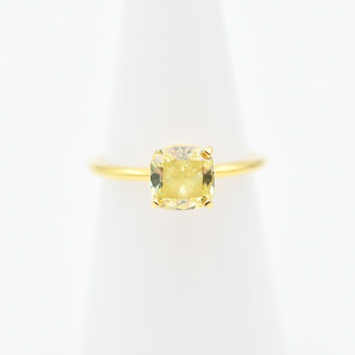 ティファニー ソリティア リング K18YG 1.13Ct ＃9 Bランク