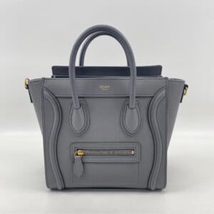 セリーヌ ラゲージ ナノ 2ハンドバッグ グレー レザー 買取実績【買取日：2026年1月19日】