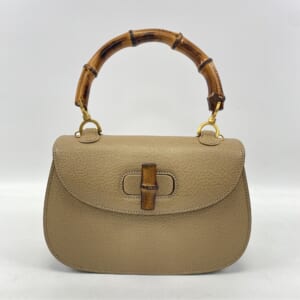 グッチ バンブー 2WAYハンドバッグ ベージュ レザー 000 2113 0633 買取実績【買取日：2026年1月7日】