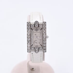 ハリー・ウィンストン アヴェニュー クラシック 白文字盤 WG×革/QZ AVEQHM21WW283 買取実績【買取日：2026年1月4日】