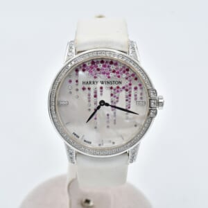 ハリー・ウィンストン ミッドナイト シェル文字盤 WG×革/AT MIDAHM36WW001 買取実績【買取日：2026年1月5日】