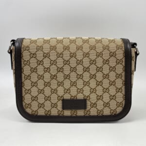 グッチ GGキャンバス メッセンジャーバッグ 茶 キャンバス×レザー 449172 買取実績【買取日：2026年1月23日】