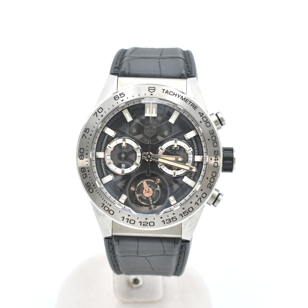 タグホイヤー カレラ160周年ジャパンリミテッドエディション スケルトン文字盤 Ti×ラバー/AT CAR5A8D.EB0212 ABランク