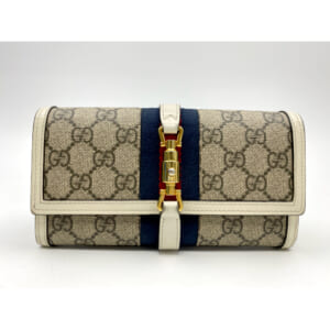グッチ GGスプリーム ジャッキー1961 チェーンウォレット ベージュ 652681 買取実績【買取日：2025年3月17日】