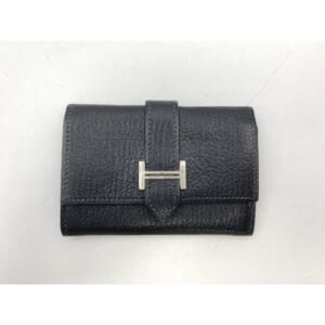 エルメス ベアン 名刺入れ ブラック シェーブル SV金具 □I刻印 買取実績【買取日：2025年6月23日】