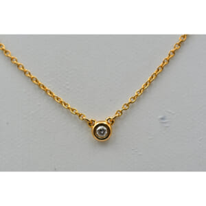 ティファニー バイザヤード ネックレス １PD K18YG 買取実績【買取日：2025年9月10日】