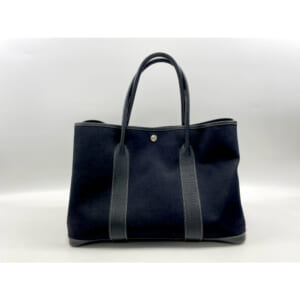 エルメス ガーデンパーティPM 黒 トワルイフィシエ SV金具 □G刻印 買取実績【買取日：2025年9月6日】