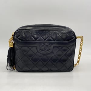 シャネル ココマーク フリンジ チェーンショルダーバッグ 黒 ラムスキン GD金具 買取実績【買取日：2025年11月7日】