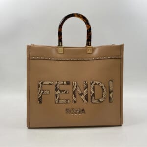 フェンディ サンシャイン ミディアム トートバッグ ベージュ レザー 8BH386 買取実績【買取日：2026年1月19日】