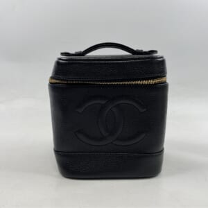シャネル バニティバッグ 黒 キャビアスキン GD金具 買取実績【買取日：2026年1月24日】