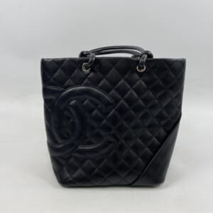 シャネル カンボンライン スモールトートバッグ 黒×ピンク ラムスキン 買取実績【買取日：2026年1月27日】