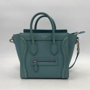 セリーヌ ラゲージ ナノ 水色 レザー 買取実績【買取日：2026年1月17日】