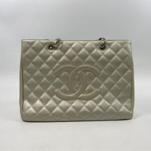 シャネル GST チェーントートバッグ シルバー キャビアスキン SV金具 買取実績【買取日：2026年1月24日】