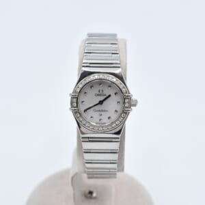 オメガ コンステレーション ダイヤベゼル シェル文字盤 SS/QZ 1465.71.00 買取実績【買取日：2026年1月20日】