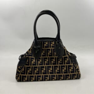 フェンディ ズッカ ハンドバッグ ブラウン レザー 8BN157 買取実績【買取日：2026年1月8日】