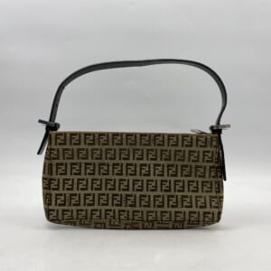 フェンディ ズッキーノ ショルダーバッグ ブラウン キャンバス×レザー 8BR042 買取実績【買取日：2026年1月6日】