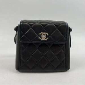 シャネル マトラッセ ターンロック ハンドバッグ 黒 ラムスキン SV金具 買取実績【買取日：2026年1月26日】