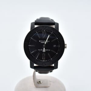 ブルガリ カーボンゴールド 黒文字盤 カーボン×革/AT BB40CL 買取実績【買取日：2026年1月4日】