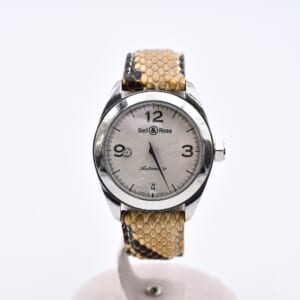 ベル＆ロス ミステリーダイヤモンド 白文字盤 SS×革/AT 215S 買取実績【買取日：2026年1月5日】