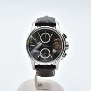 ハミルトン ジャズマスター クロノグラフ 黒文字盤 SS×革/AT H326160 買取実績【買取日：2026年1月4日】