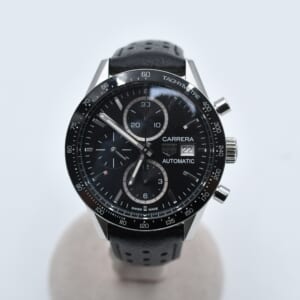 タグホイヤー カレラ キャリバー16 黒文字盤 SS×革/AT CV201AJ.FC6357 買取実績【買取日：2026年1月6日】