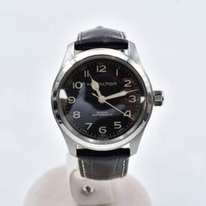 ハミルトン カーキ フィールド 黒文字盤 SS×革/AT H704050 買取実績【買取日：2026年1月6日】