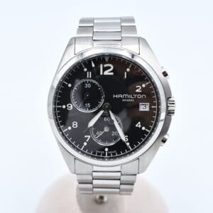 ハミルトン カーキ クロノ 黒文字盤 SS/QZ H7165120 買取実績【買取日：2026年1月20日】