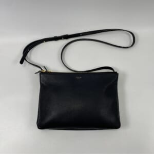 セリーヌ トリオ ショルダーバッグ 黒 レザー 買取実績【買取日：2026年1月23日】