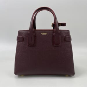バーバリー 2WAYハンドバッグ ボルドー レザー 買取実績【買取日：2026年1月26日】