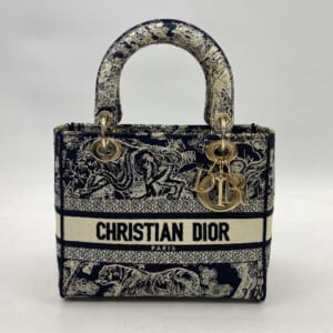 ディオール レディディオール Dライト 青×白 キャンバス 買取実績【買取日：2026年1月24日】