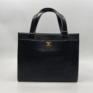 シャネル ココマーク トートバッグ 黒 キャビアスキン GD金具 買取実績【買取日：2026年1月25日】