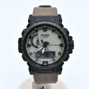 カシオ プロトレック クライマーライン グリーン文字盤 SS×樹脂/ソーラー PRW-61LD 買取実績【買取日：2026年1月7日】
