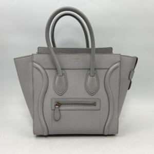 セリーヌ ラゲージ マイクロ レザー グレー 買取実績【買取日：2026年1月19日】